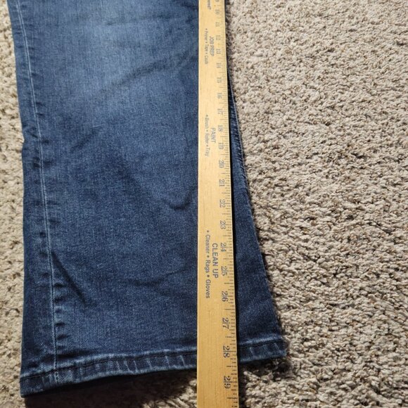 Levis 541 Jeans Mens 48x28.5 Tag 48x30 Blue Athletic Taper Fit Denim Dark Wash - Picture 4 of 7